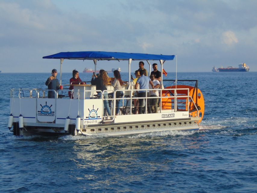 Barcelona: 1.5-Hour Private Scenic Pedal Boat Tour - Drinks and music that keep the mood easy