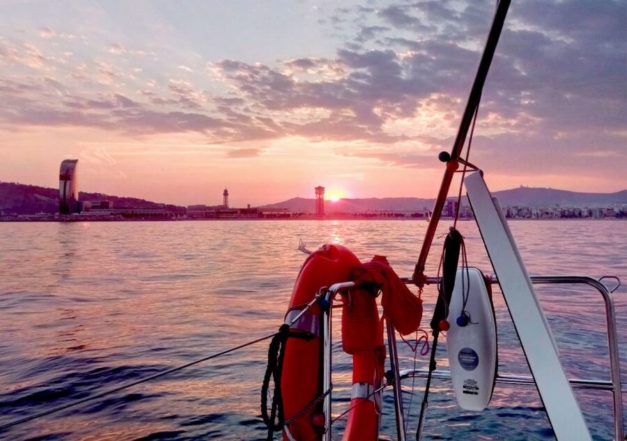 Barcelona 2 hour Mediterranean Sailing with Snacks & Drinks - The Swim Stop: Short, Refreshing, and Weather Dependent