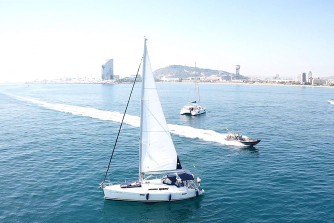 Barcelona 2-hour Private Boat Tour with Cava and snacks - Montjuïc Mountain views from the water, plus practical swim notes