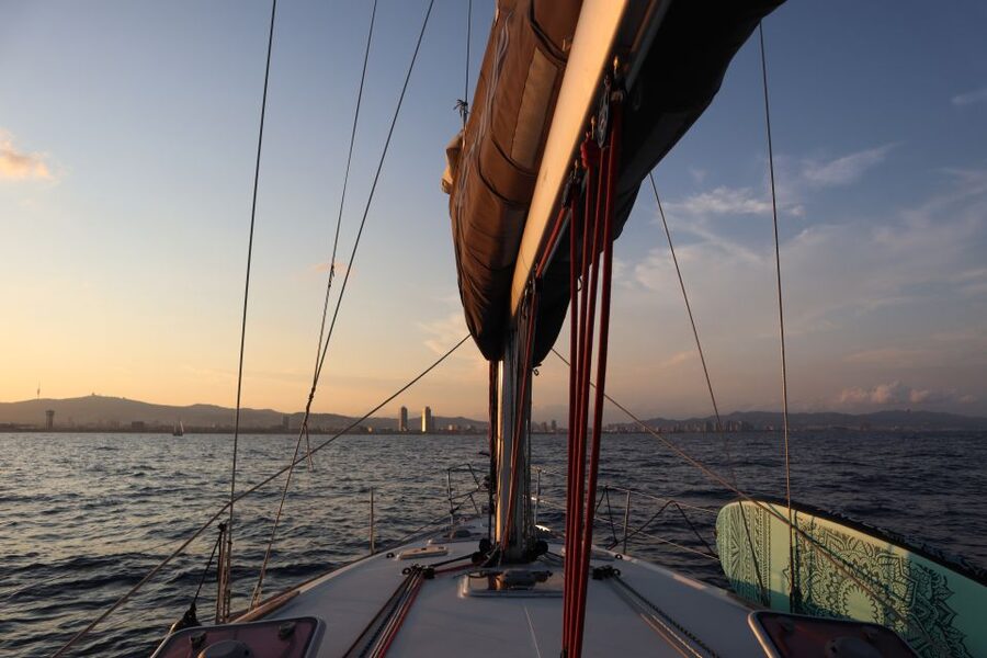 Barcelona: 2-Hour Sailboat Tour with Paddle Boarding - The Best Part for Most People, Swimming and Paddle Boarding