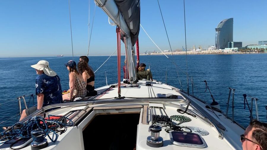 Barcelona: 2-Hour Sailboat Tour with Paddle Boarding - Onboard Aperitif, Cava, and Snacks With a View