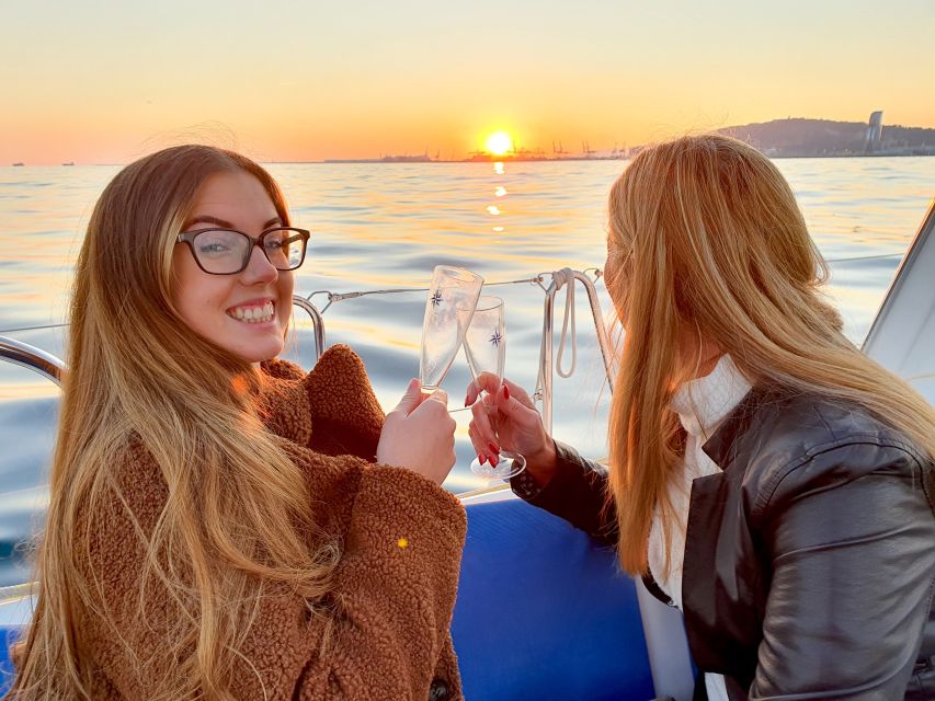 Barcelona: 2-Hour Sailboat Tour with Snacks and Drinks - Getting set onboard: Amaris, snacks, drinks, and music