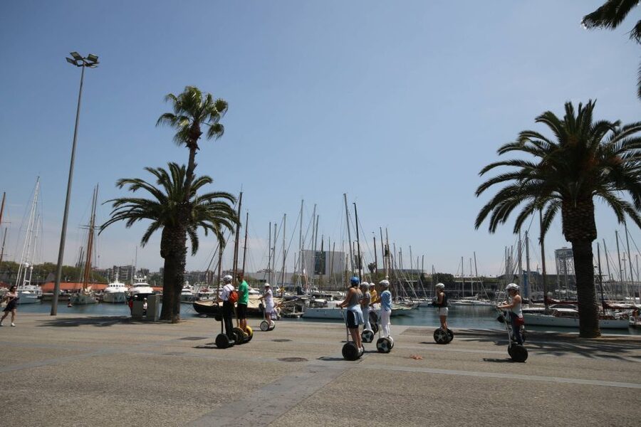 Barcelona: 2-Hour Segway Tour - Port Vell and the waterfront glide: yachts, views, and El Cap de Barcelona