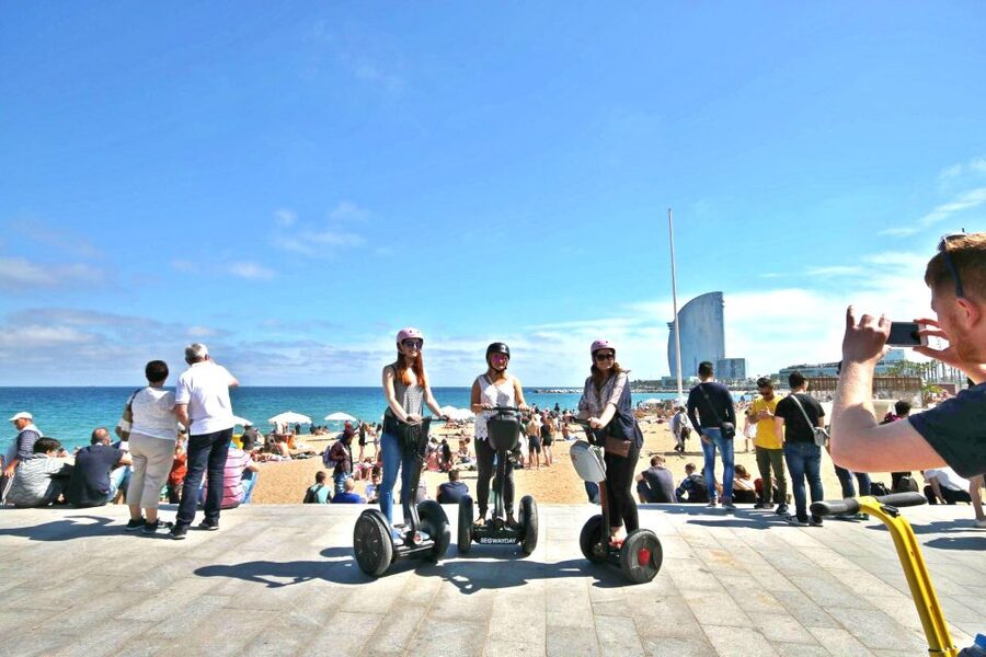 Barcelona: 2-Hour Segway Tour - The Gothic Quarter run: Plaza de la Merce, Basilica, and the Columbus stop