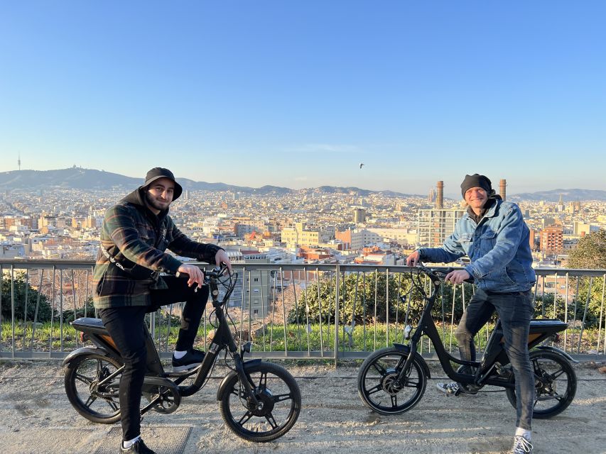 Barcelona: 3-Hour Montjuic Mountain E-Bike Guided Tour - Photo stops and how the guide keeps the pace comfortable