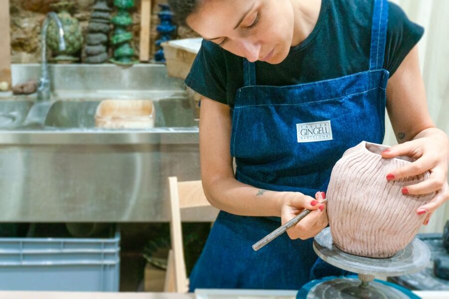Barcelona: Artisan Ceramic Cup or Vase Making Workshop - When You Can Take It Home: Pickup Later, Mail It, Or Choose A Finished Piece