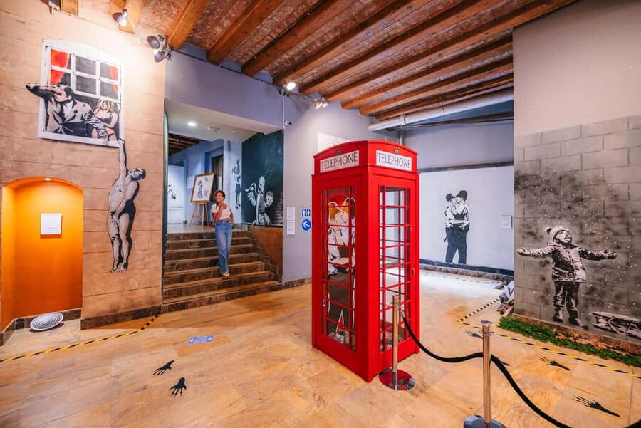 Barcelona: Banksy Museum, Permanent Exhibition Ticket - What you actually see: 130-plus Banksy works, recreated in one indoor exhibit