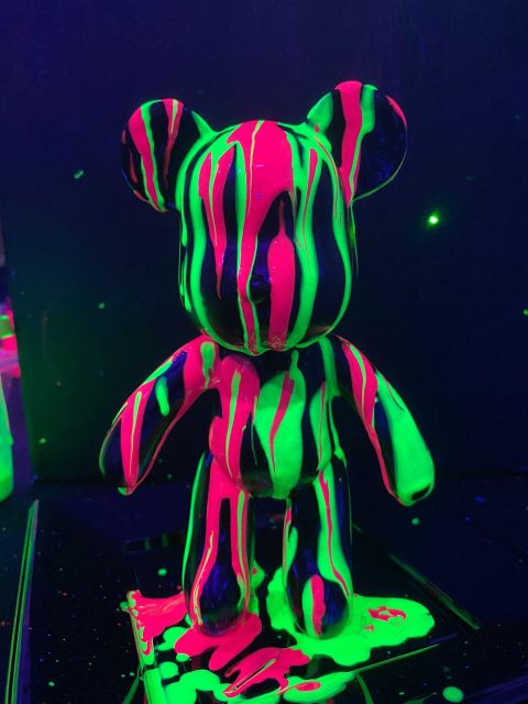 Barcelona: Bear-brick Fluorescent Painting | Wine and Art - Guidance That Helps Beginners Actually Finish (and Like It)