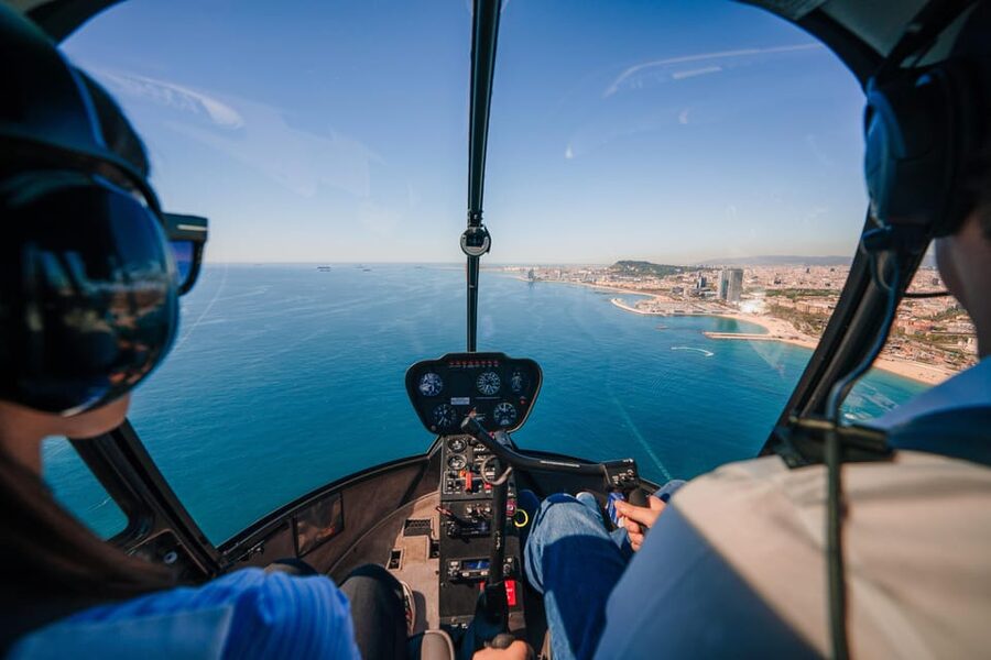 Barcelona: Boat Trip and Panoramic Helicopter Flight - Private Transfers and Check-In Rules That Matter