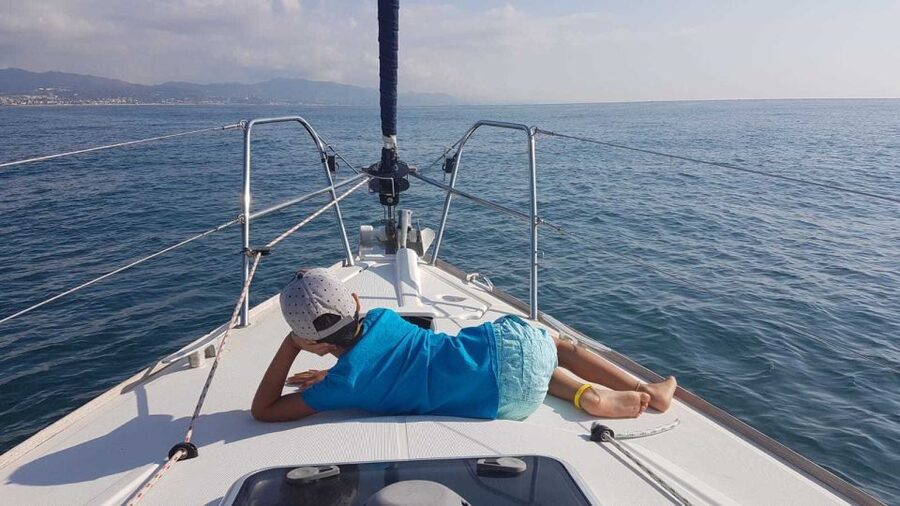 Barcelona: Boat trip with cava in amazing sailboat - Setting sail from Port Olímpic and the Moll de Mestral area