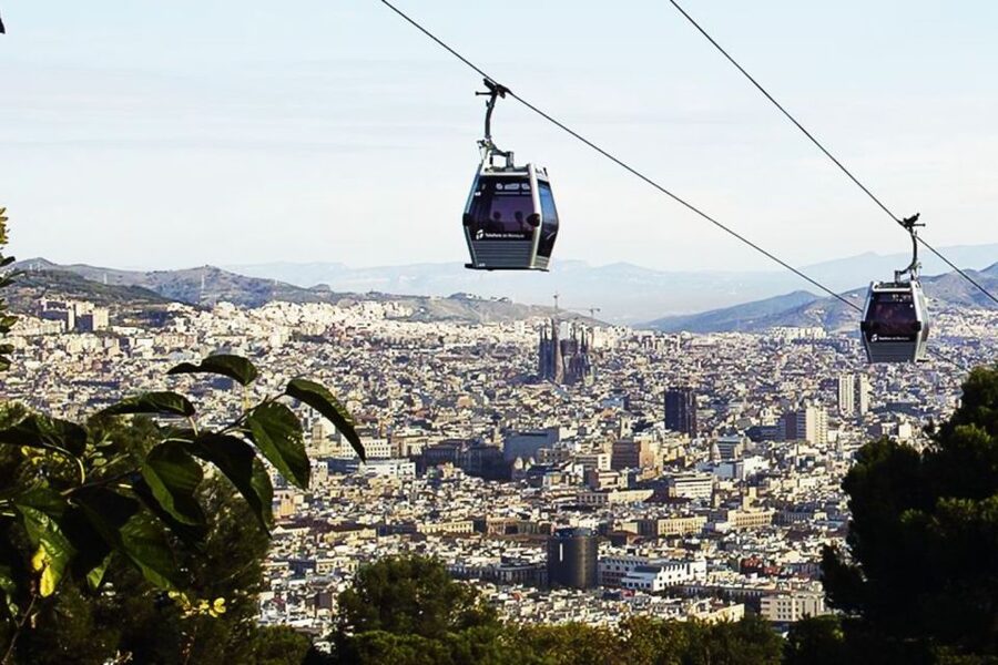 Barcelona Cable Car Sky Views, Magic Fountain & Castle Visit - Old Town Walking That Gets You Oriented Fast