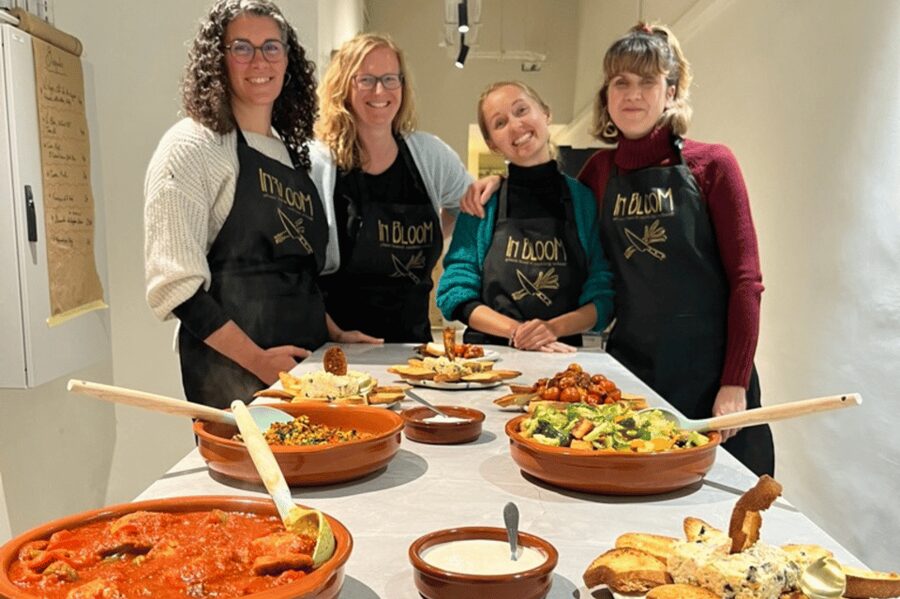 Barcelona: Catalan Cuisine cooking course 100% vegan - In Bloom Cooking School, a practical base near Plaza España