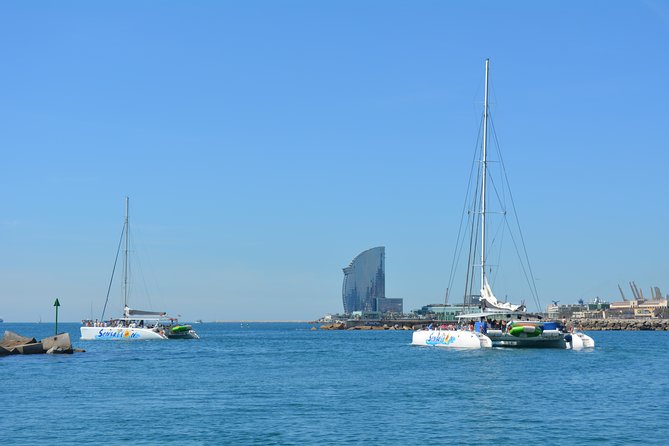 Barcelona Catamaran Party Tour For Young People - The Mediterranean Swim Stop, Float Toys, and the Best Use of Your Time