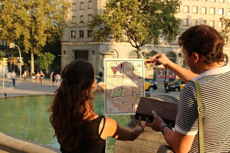 Barcelona: City Exploration Treasure Hunt - Starting at Maximum Escape 3, near Plaza Urquinaona