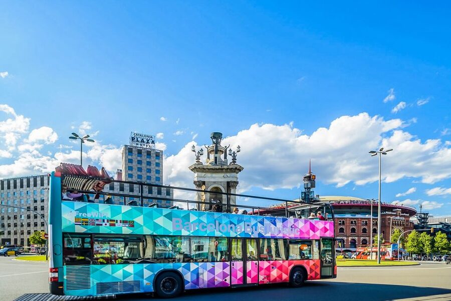 Barcelona: City Sightseeing Hop-On Hop-Off Bus Tour - Route Blue: Passeig de Gracia modernism, Park Güell, and Camp Nou