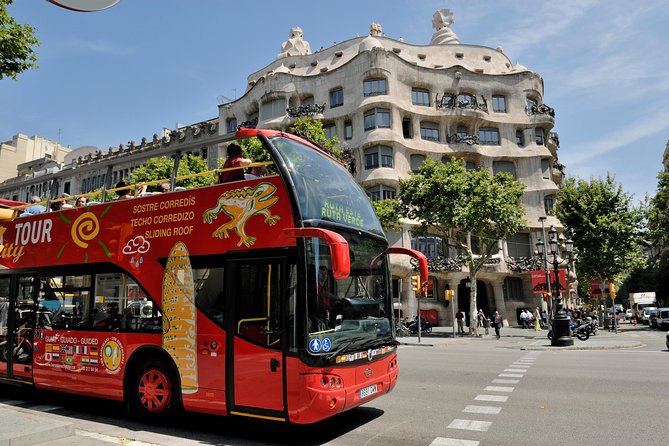 Barcelona City Tour Hop-On Hop-Off with Optional Boat - The east route: Gaudí power stops you can plan around