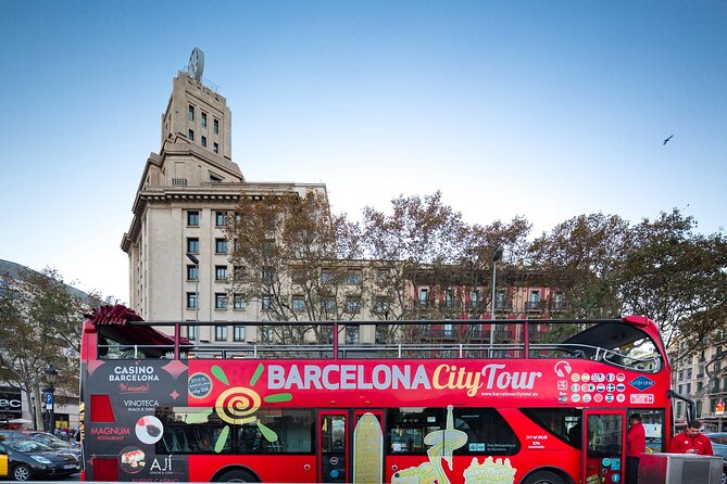Barcelona City Tour Hop-On Hop-Off with Optional Boat - Audio guide and top deck comfort: what the headset adds