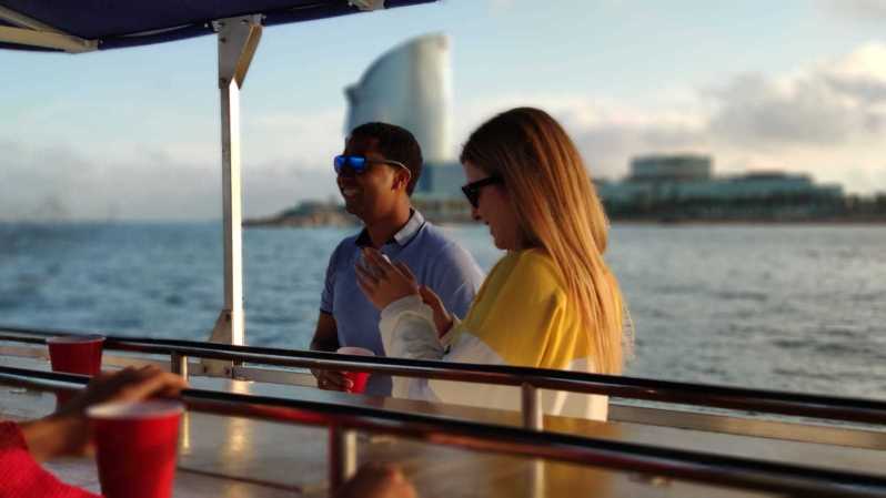 Barcelona: City Views Catamaran Cruise with Music - The Boat Setup: Sofas, Space, and the Catamaran Name Question