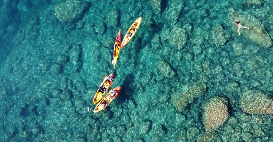 Barcelona: Costa Brava Kayak, Snorkel & Cliff Jump & Lunch - Snorkeling in the Mediterranean: What You Can Expect to See