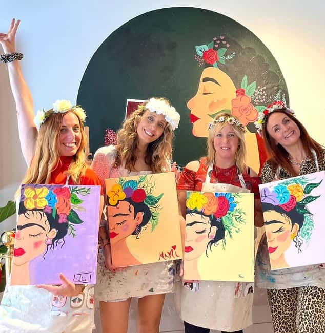 Barcelona: Create your own souvenir! Wine, Paint and Music! - What Is Actually Included in the $44 Value