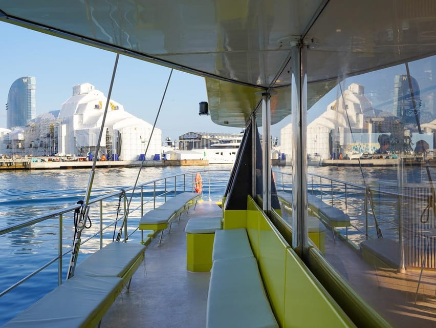 Barcelona: Daytime or Sunset Catamaran Cruise with Music - Onboard Comfort: The Wooden Bar, Deck Corners, and Kids Corner