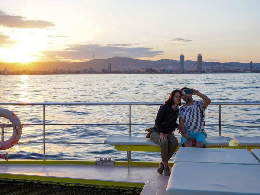 Barcelona: Daytime or Sunset Catamaran Cruise with Music - Drinks and Snacks: What to Expect When the Bar Is Onboard