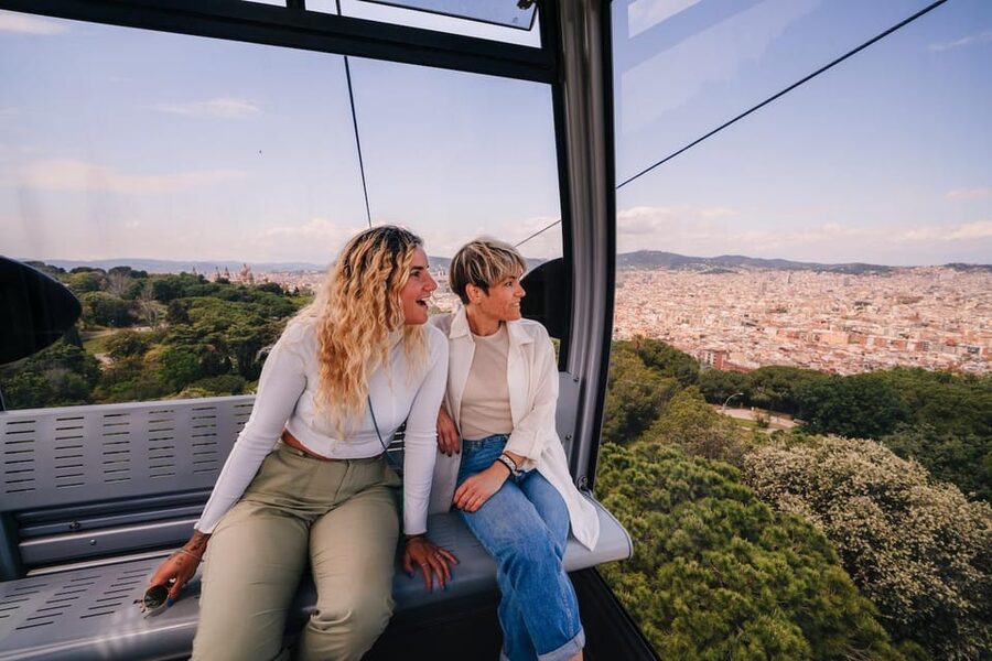 Barcelona: E-Bike Tour with Montjuic Cable Car & Boat Ride - Funicular to Montjuic: The Climb That Changes Your Perspective