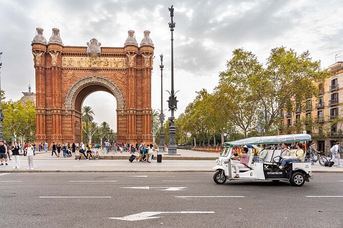 Barcelona Expert Tour with Local Guide in Eco Tuk Tuk Private - How the ride feels: comfort, weather protection, and older-adult friendly
