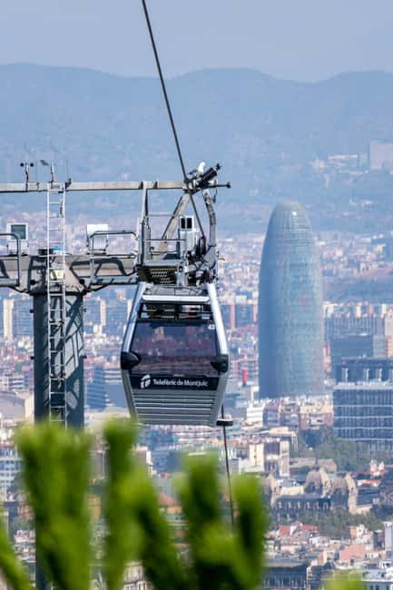 Barcelona from the heights to the sea: Montjuïc, Cable Car, and Beach - Montjuïc on foot, from vegetation paths to panoramic city moments