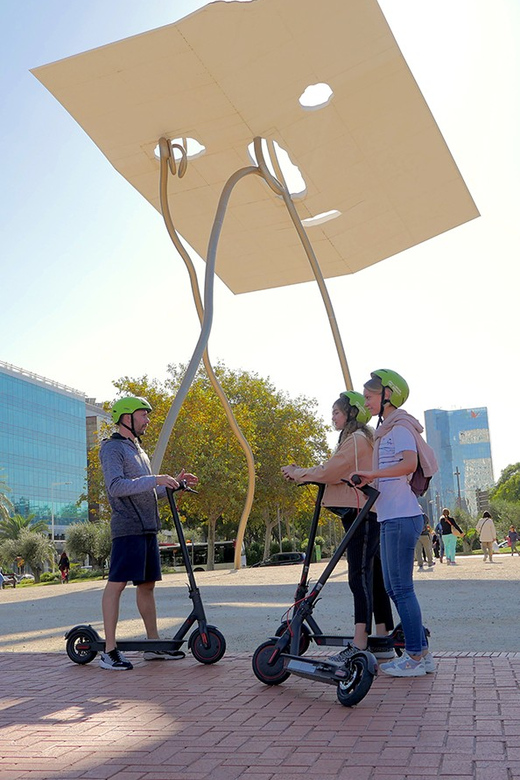 Barcelona: Gaudi Highlights Guided Tour by Electric Scooter - Olympic Port and the sea breeze from Vila Olímpica to multiple beaches
