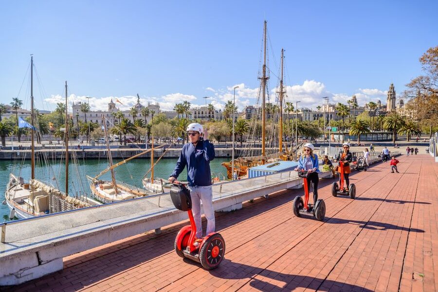 Barcelona Grand 2-Hour Segway Tour - Gothic Quarter to Columbus Monument and the old harbor feel