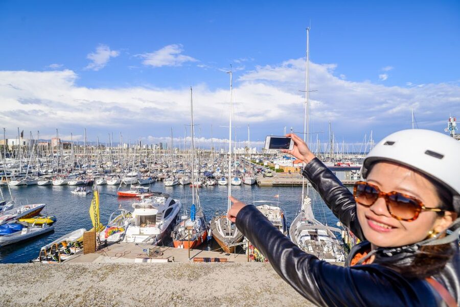 Barcelona Grand 2-Hour Segway Tour - From Vila Olimpica to the Olympic Port, sea air as the payoff