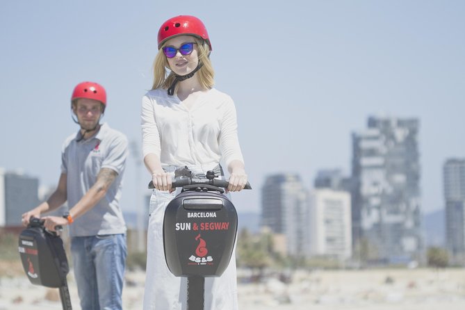Barcelona Guided Tour by Segway - Stop 2 and 3: Monument a Colom and Port Vell, the old harbor feel
