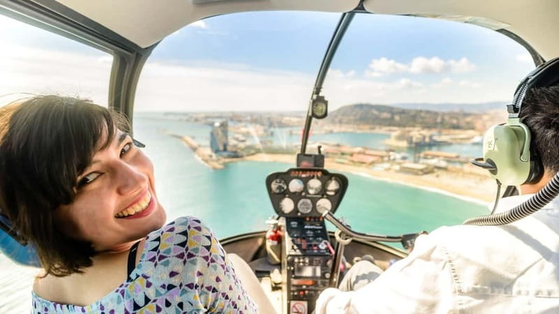 Barcelona: Helicopter Flight over Barcelona's Coastline - Old Town and the Medieval Walls: The Best “Get Your Bearings” Moment