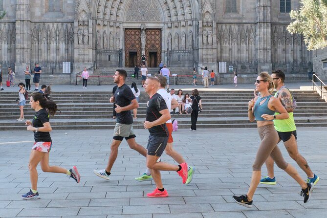 Barcelona Highlights Running Tour - Rambla de Catalunya to the La Boqueria area: morning Barcelona in motion