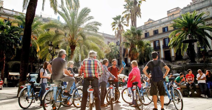 Barcelona Historical 3-Hour Bike Tour - La Rambla and Port Vell: where the city shows its many faces