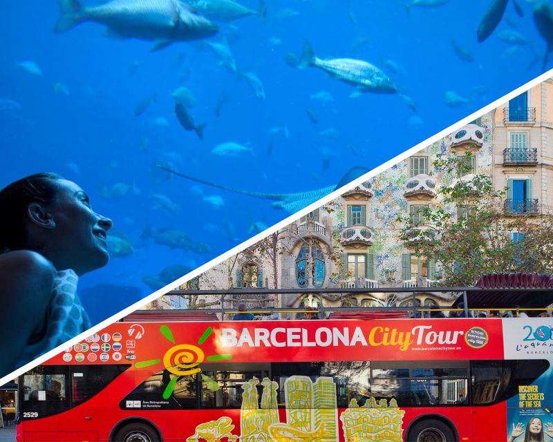 Barcelona: Hop-On Hop-Off Bus & Aquarium Tour - Key Highlights You’ll Care About