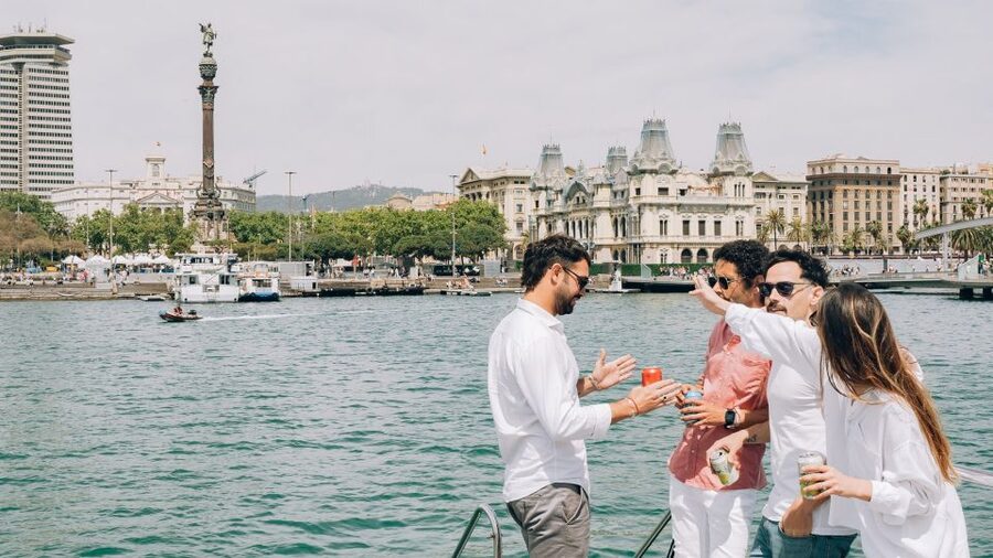 Barcelona: Hop-On Hop-Off Bus with Sailing Cruise - Where the cruise fits in: boarding at Port Vell and arriving near Port Olímpic