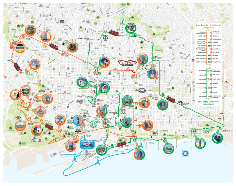 Barcelona: Hop-On Hop-Off Bus with Sailing Cruise - Timing, audio, and hot buses: what to plan around