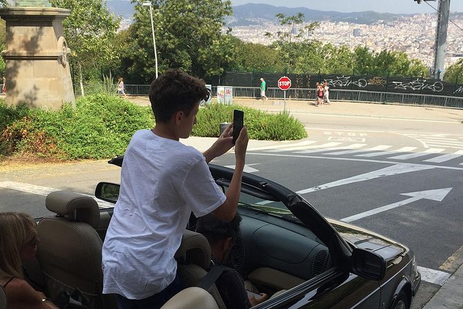Barcelona in a Convertible - Private Guided Tour - MNAC outside views: art, scale, and the hill city feeling