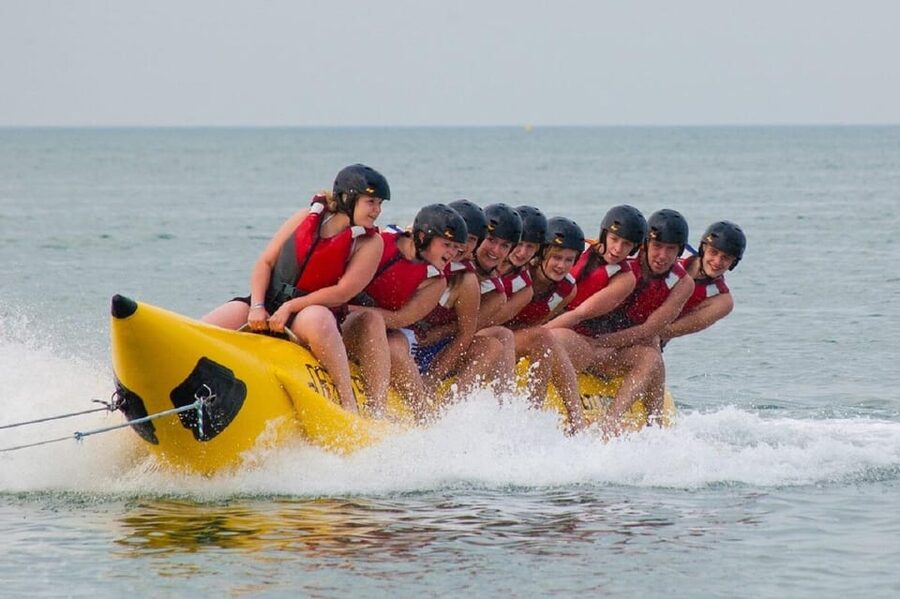 Barcelona: Inflatable Banana Boat Ride - The 10-Minute Banana Boat Ride, Built for Splash, Speed, and Fun