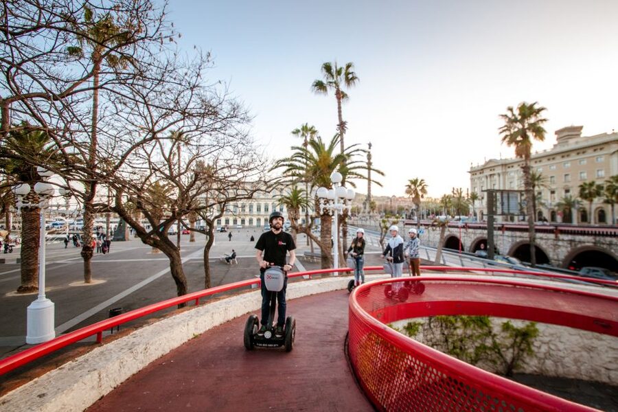Barcelona Insiders Segway Tour 1.5h - The Columbus Memorial stop: learning without feeling stuck