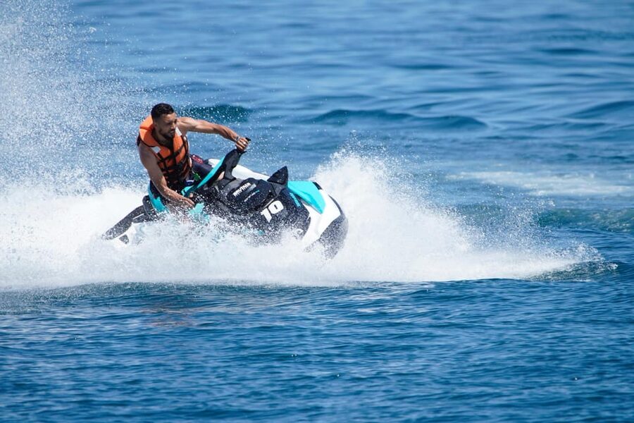 Barcelona: Jet Ski Rental (No License Needed) - Barcelona Views From the Water, With Real Landmarks