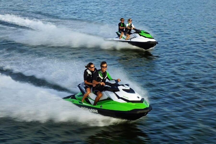 Barcelona: Jetski Rental in Barcelona - Port Fòrum Setup at Brutal WaterSports