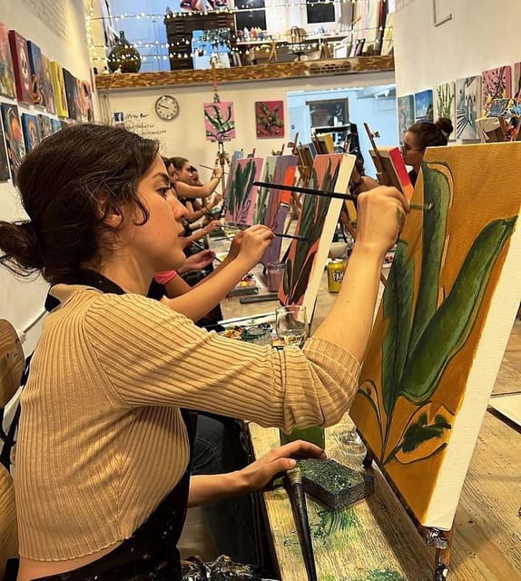 Barcelona: Learn to paint, sip wine, enjoy snacks & music - Wine, snacks, music: why the social side matters for beginners