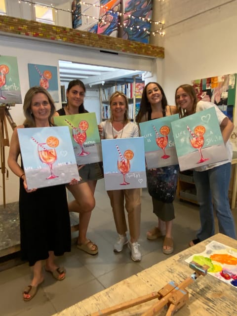Barcelona: Learn to paint, sip wine, enjoy snacks & music - Price and value: is $50 worth a 3-hour creative class?