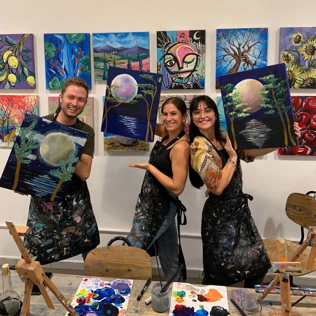 Barcelona: Learn to paint, sip wine, enjoy snacks & music - Practical tips to get a better result in your first class