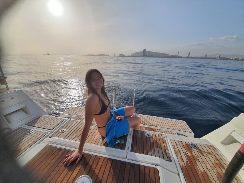 Barcelona: Luxury Private Yacht Daytime Cruise - Montjuic, the Olympic stretch, and the W Hotel from the water