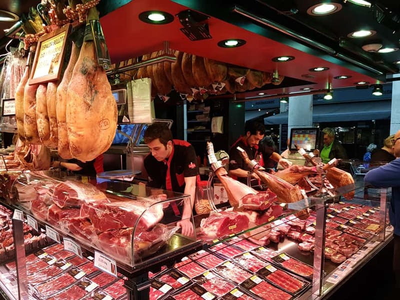 Barcelona: Markets Tour With Food and Wine Tasting Upgrade - Santa Caterina Market: The Colorful Roof and Medieval Monastery Ruins