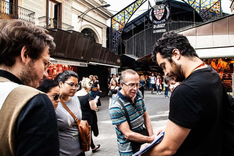 Barcelona: Markets Tour With Food and Wine Tasting Upgrade - Starting Outside Dunkin’ España, Then Getting Moving Fast